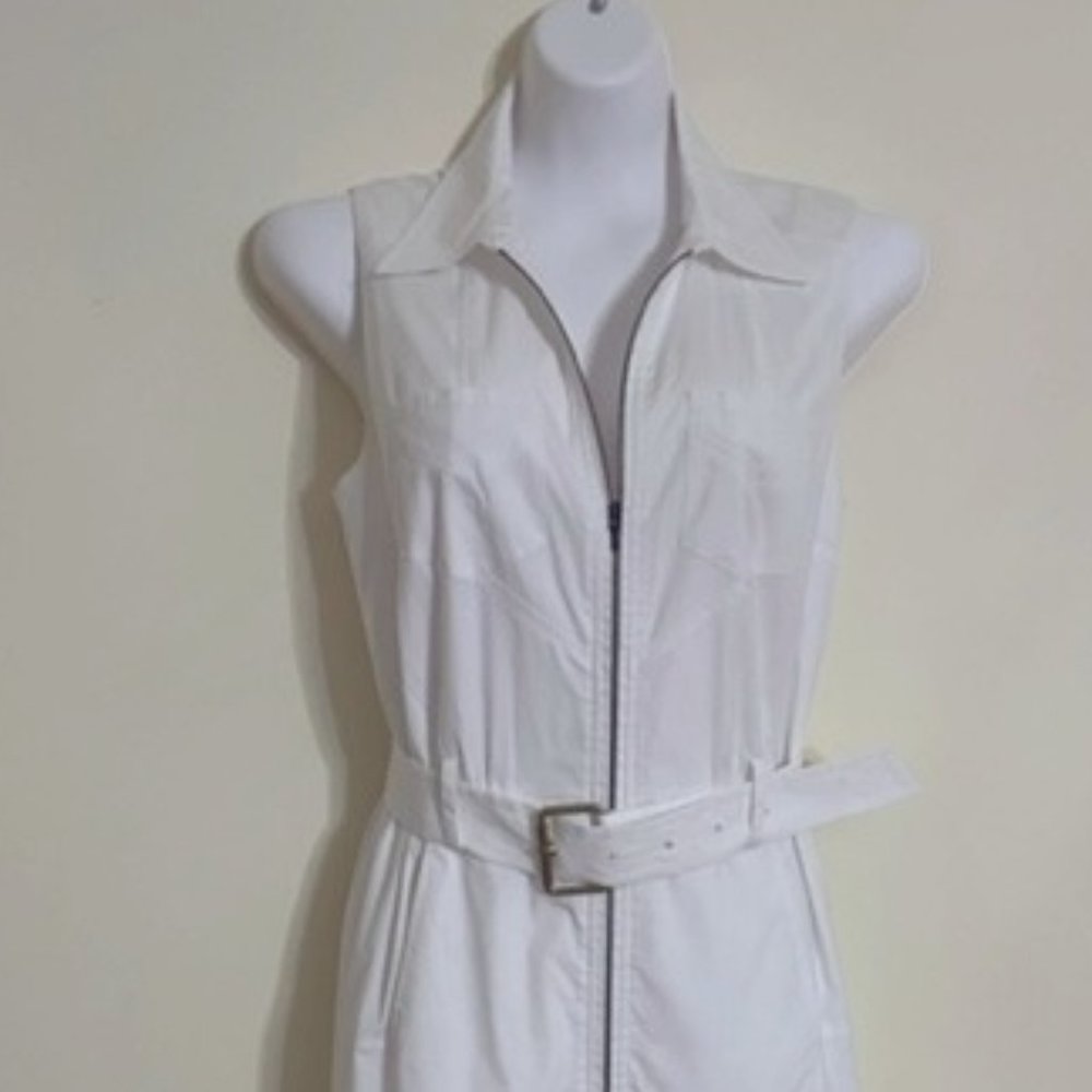 TORY BURCH Sleeveless white dress - size 6 - Picture 3 of 7